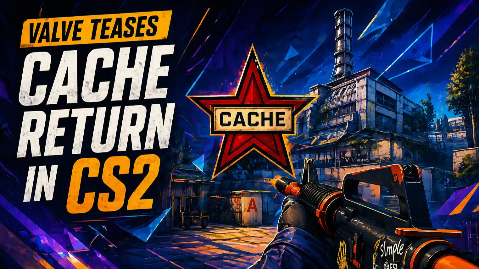 Cache Set to Return in Counter-Strike 2: Valve Tease Sparks Major Community Hype